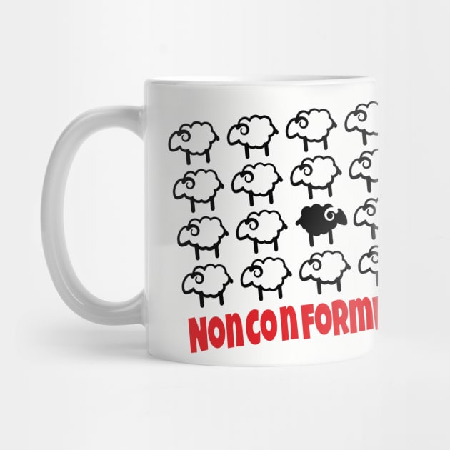 Nonconformist Black Sheep Be Different by Anticorporati